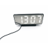 Зеркальные LED часы с будильником и термометром VST-888 Чёрные Белая подсветка