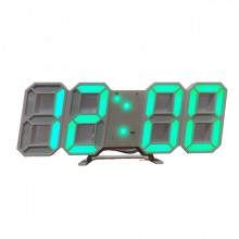 Электронные настольные LED часы с будильником и термометром LY 1089 белые (Зелёная подсветка) Электронные настольные LED часы с будильником и термометром LY 1089 белые (Зелёная подсветка)