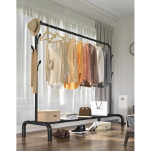 Напольная вешалка для одежды 110х150см Clothes Rack Стойка для вещей и обуви Черная Напольная вешалка для одежды 110х150см Clothes Rack Стойка для вещей и обуви Черная