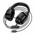 Накладные проводные наушники HOCO W113 с USB, 50 мм динамиками и съемным микрофоном Черные