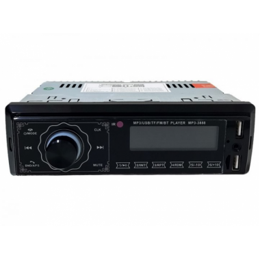 Автомагнитола 3888 ISO+FM+USB+SD+AUX+Bluetooth 4x50W 1Din магнитола с пультом  сенсорный дисплей