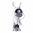 Светильник ночник Астронавт в форме кролика-космонавта Rabbit Star 23 см с эффектом звездного неба и пультом