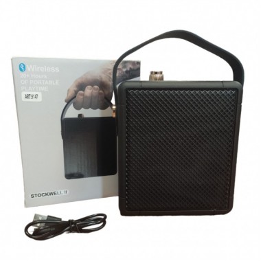 Колонка беспроводная Bluetooth FM радио Stokwell 2 Черная