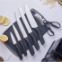 Силиконовый кухонный набор принадлежностей с деревянной ручкой Kitchenware Set 19 предметов Черный