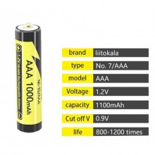 Аккумулятор AAA, LiitoKala Ni-10/AAA, 1.2V, 1000mAh, ОРИГИНАЛ Аккумулятор AAA, LiitoKala Ni-10/AAA, 1.2V, 1000mAh, ОРИГИНАЛ