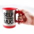 Кружка-мешалка чашка с крышкой SELF MUG 400мл Красная