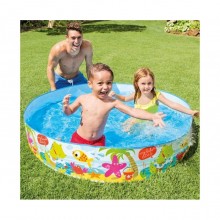 Intex Бассейн 56451 NP "Веселый пляж" размером 152х25см, объем: 370л, вес: 1,4 кг, от 3-х лет Intex Бассейн 56451 NP "Веселый пляж" размером 152х25см, объем: 370л, вес: 1,4 кг, от 3-х лет