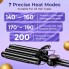 Плойка тройная VGR V-590, 140-200 °C, керамическое покрытие, LED дисплей, 130 W Фиолетовая