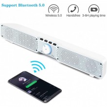 Портативная акустическая колонка Tamproad soundbar bluetooth speaker RS-Q10 Белая Портативная акустическая колонка Tamproad soundbar bluetooth speaker RS-Q10 Белая