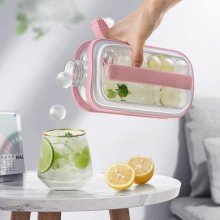 Силиконовая форма для льда на 17 шариков ICE CUBE TRAY Переносная бутылка для льда Розовая Силиконовая форма для льда на 17 шариков ICE CUBE TRAY Переносная бутылка для льда Розовая