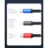 Кабель для зарядки телефонов AWEI CL 971 3 в 1 USB to Type-C+Lightning+MicroUSB 2,4A