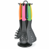 Набор кухонных принадлежностей приборов аксессуаров для кухни на стойке Kitchen Cutlery Sets 7 предметов на подставке