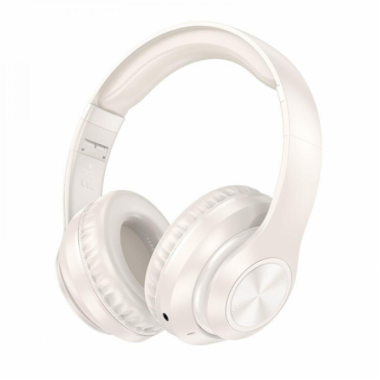 Беспроводные накладные наушники Borofone BO24 Bluetooth V5.3, разъемом AUX/ Type-C Белые