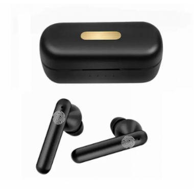 ​​​​​​​Беспроводные наушники Double с кейсом Bluetooth TWS AKZ-S13 Черные