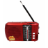 Радиоприёмник FM USB MicroSD Golon ICF-8BT на аккумуляторе 18650 с Bluetooth Красный