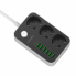 Сетевой фильтр удлинитель 3 розетки с 6 USB 2м с защитой с заземлением LDNIO SE3631 2500W 10A