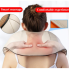 Массажёр для всего тела с подогревом Massager of Neck Kneading 6 кнопок 220V 12V