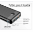 Портативное зарядное устройство Power Bank VEGER VP3008PD 30000mAh, PD20W+QC 3.0
