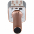 Микрофон-караоке беспроводной WSTER WS1688 Bluetooth FM Радио и искажение голоса Розово-Золотой