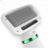 Фен расческа для шерсти собак и кошек Pet Grooming Dryer WN 10 2в1 массажер щетка для груминга животных Белая с зелёным