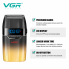 Электробритва VGR V-308 шейвер, двойное лезвие, 9000 RPM, LED дисплей Золотой