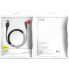 Кабель Baseus Halo Data Lightning 2.4A 1 м (CALGH-B01) Чёрный Оригинал