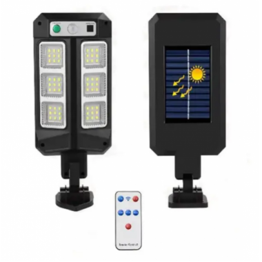 Уличный фонарь CB-Q6-6LED на солнечной батарее с датчиком движения и пультом