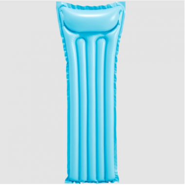 Пляжный надувной матрас Intex 183x69 см Голубой