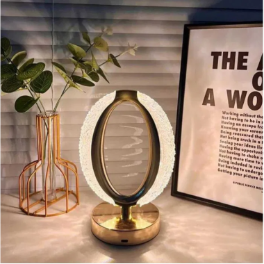 Настольная Лампа Ночник с Кристаллами Creatice Table Lamp 16 Аккумуляторный от USB