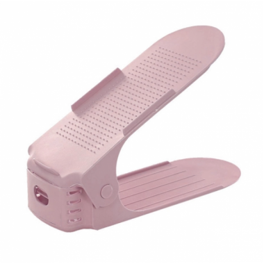 Двойная подставка для обуви в доме Double Shoe Racks LY-500 Розовая