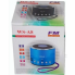 Портативная колонка WSTER WS-A8 Мини-колонка с MP3, USB и FM-pадио Красная
