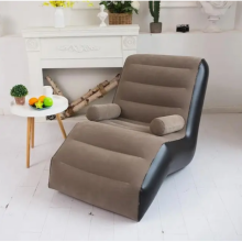 Надувной диван-кресло с подлокотником Inflatable Sofa 80x140x85 см со встроенным насосом Надувной диван-кресло с подлокотником Inflatable Sofa 80x140x85 см со встроенным насосом