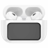 Наушники беспроводные TWS Borofone BW76 Brocade true wireless ANC noise Белые