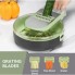 Овощерезка с сменными насадками Vegetable Cutter C351 / Многофункциональная терка для овощей с контейнером