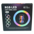 Кольцевая LED RGB лампа 30 см MJ30 с держателем для телефона селфи кольцо для блогера