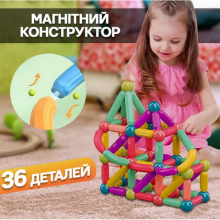 Магнитный конструктор 26 палочек 10 шариков SKY Magnetic Sticks Магнитный конструктор 26 палочек 10 шариков SKY Magnetic Sticks