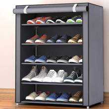 Стеллаж тканевый для хранения обуви Combination Shoe Frame 60X30X90 Серый Стеллаж тканевый для хранения обуви Combination Shoe Frame 60X30X90 Серый