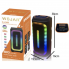 Портативная Bluetooth колонка c RGB подсветкой акустическая система WSJAR E4107 BT
