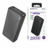 Внешний аккумулятор Power bank Borofone J56A 20000 мАч 22.5 Вт быстрая зарядка черный