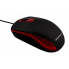 Компьютерная мышь USB Grunhelm M-104WD Чёрная с красным