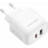 Сетевое зарядное устройство XO L137 - 20W PD USB-C & 18W QC USB-A быстрая зарядка