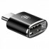 Переходник Baseus USB на Type-C MAX 2.4A Черный (CATOTG-01) Оригинал
