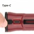 Фонарь WORKLIGHT-72-XPE(white+red), 10 W, 350 Lumen, Li-Ion аккум., поворот180º+180º, зажим, крюк, магнит, ЗУ Type-C