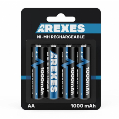 Аккумулятор АА Arexes (1000mAh) 1.2v (NI-MH) пальчик