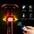 Велофонарь LY-6700 с указанием поворотов (red+yellow+blue), ЗУ microUSB, Li-Ion аккум., пульт управления