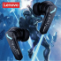 Беспроводные спортивные вакуумные наушники Lenovo Thinkplus GM2 Pro TWS, Bluetooth в кейсе Черные