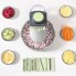 Овощерезка с сменными насадками Vegetable Cutter C351 / Многофункциональная терка для овощей с контейнером