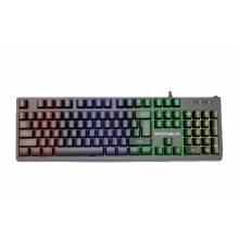 Клавиатура компьютерная проводная игровая USB Grunhelm KB-610WD с подсветкой