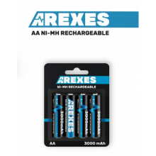 Аккумулятор АА Arexes (3000mAh) 1.2v (NI-MH) пальчик Аккумулятор АА Arexes (3000mAh) 1.2v (NI-MH) пальчик