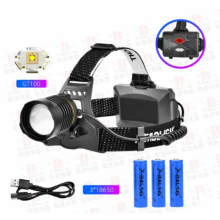Мощный Налобный фонарь Arexes AR-8059-3-GT100 фонарик 1000 Lumen 3 аккумулятора 18650 Мощный Налобный фонарь Arexes AR-8059-3-GT100 фонарик 1000 Lumen 3 аккумулятора 18650